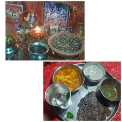 A picture of Aaloo Paneer (For Navratri Fasting).