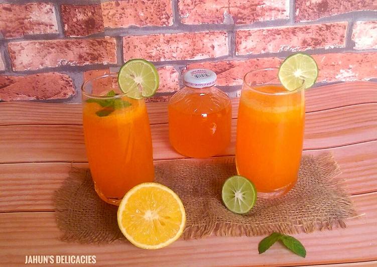 How to Make Super Quick Homemade Orange Drink