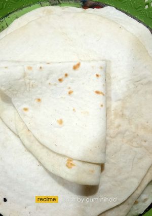 صورة لوصفة خبز الطاكوس بالماء الساخن