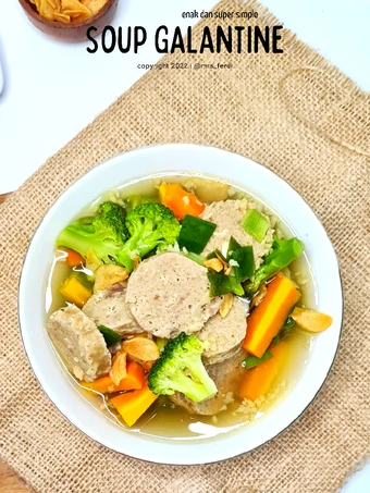 Langkah Mudah untuk Menyiapkan Resep Soup Galantine sapi enak, gampang banget, edisi mager yang Lezat