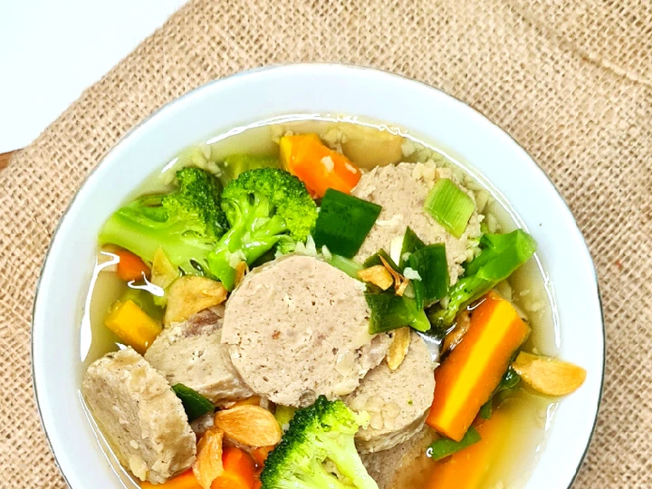 Langkah Mudah untuk Menyiapkan Resep Soup Galantine sapi enak, gampang banget, edisi mager yang Lezat