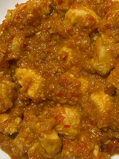Foto resep Dada Ayam Tumis Mercon