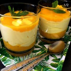 A picture of Mango mousse.