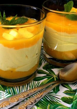 A picture of Mango mousse.