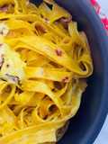 Tagliatelle alla crema di curcuma