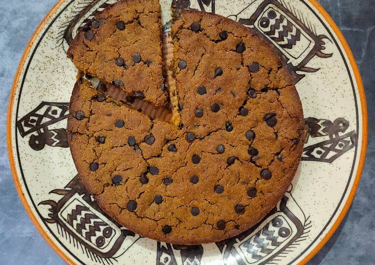 How to Make Super Quick Homemade Jowar Chickpeas Cookie Pie