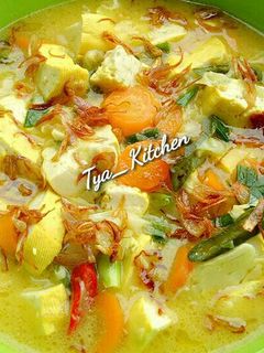 Foto resep Sayur tahu santan sederhana