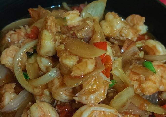 Resep Oseng Udang Saus Teriyaki Oleh Tysa Cookpad