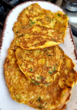 O poză a rețetei Crepes din zucchini :).