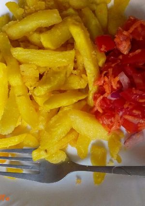 A picture of Spiced fries.