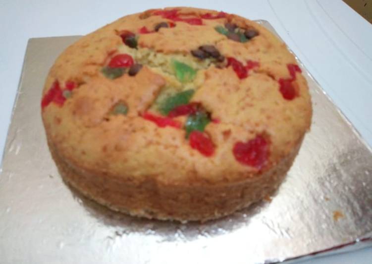 Recipe of Super Quick Homemade Vanilla cake with cherries #revival contest