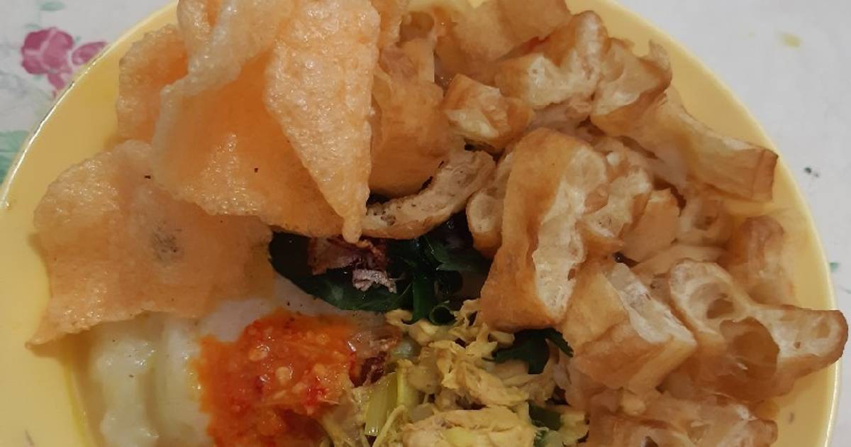 917 Resep Bubur Ayam Bumbu Kuning Enak Dan Sederhana Ala Rumahan Cookpad