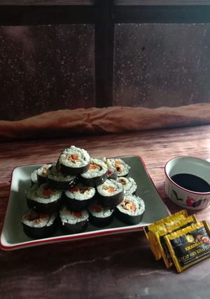 Foto resep Kimbab ala krucils ku