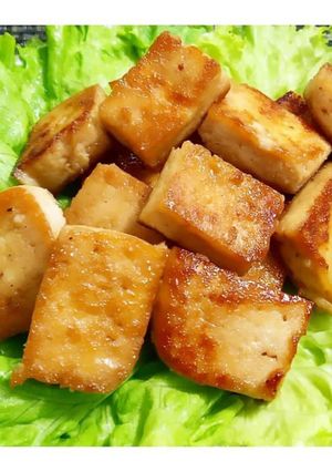 Una foto de Tofu marinado.🥢