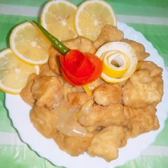 A picture of Lemon chicken.