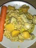 Arròs amb fesols i naps (Arroz caldoso)