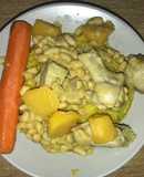 Arròs amb fesols i naps (Arroz caldoso)