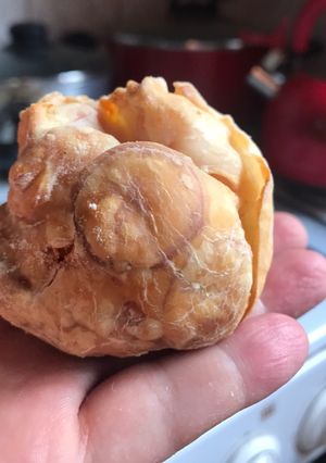 Una foto de Knishes de jamón y queso