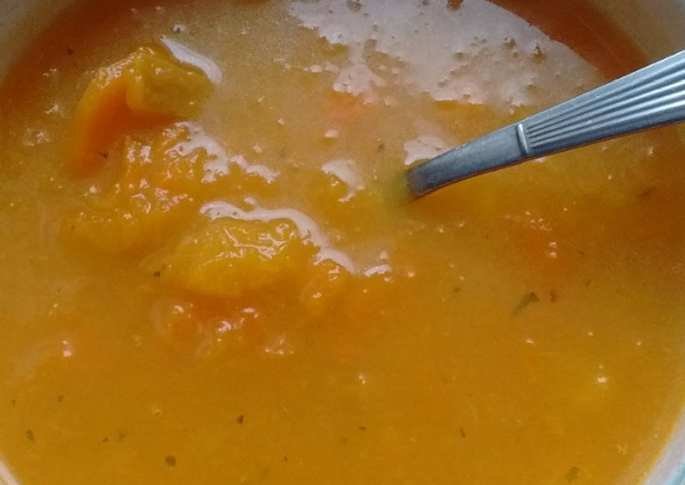 Sopa de calabaza y zanahoria