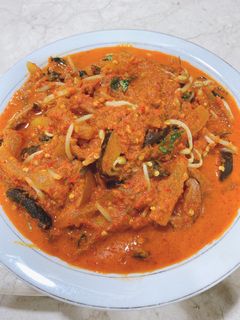 Foto resep Tumis kundur jamur toge kemangi cabe Vegan