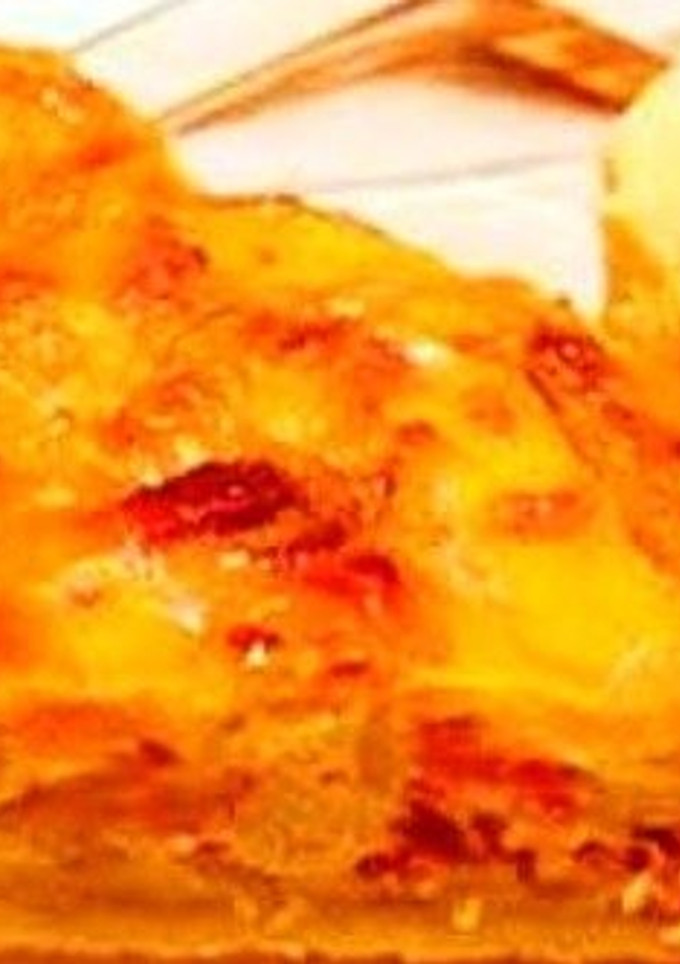 Una foto de Tarta de cebolla y queso