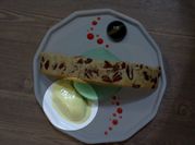 Una foto de helado de matcha