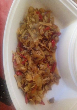 Foto resep Tumis jamur ayam