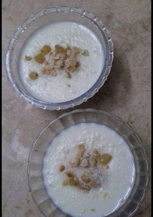 صورة لوصفة ارز بالحليب