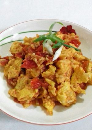 Foto resep Telur Cah Tomat
