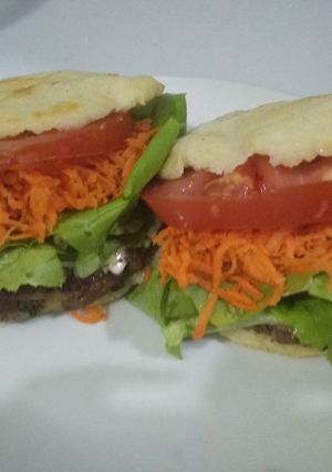 Una foto de Arepas burgers