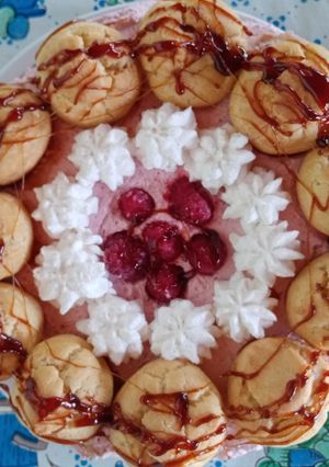 Una foto de Tarta Saint Honoré (masa choux)