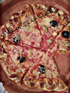 صورة لوصفة بيتزا ❤