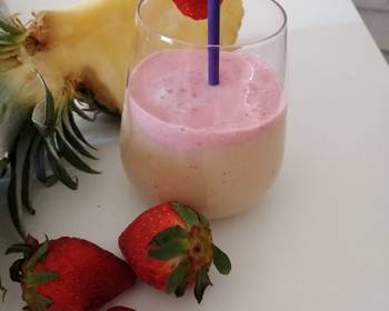 Unique Recipe Double layers smoothie Yummy