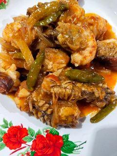 Foto resep Udang saos asam manis pedas