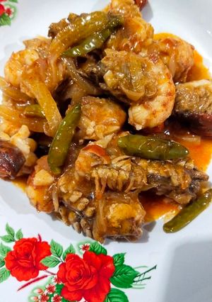 Foto resep Udang saos asam manis pedas