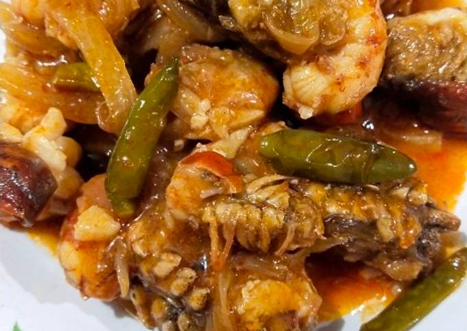 Udang saos asam manis pedas