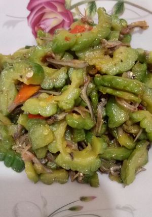 Foto resep Pare pedas with ikan teri