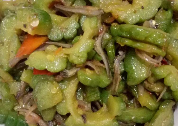 Resep Pare pedas with ikan teri Anti Gagal