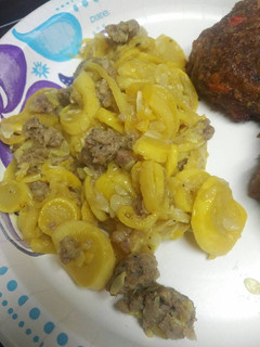A picture of Sausage and squash II.