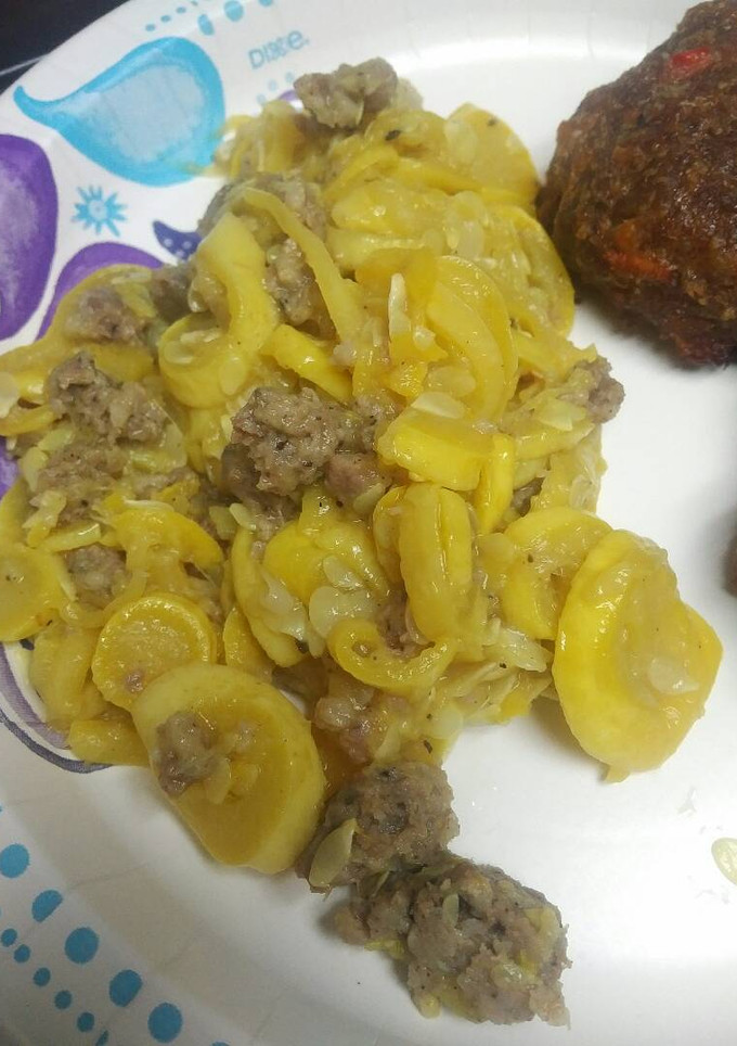A picture of Sausage and squash II.