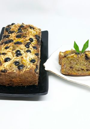 Foto resep Bolu Panggang Pisang Keju Chocolate Chips