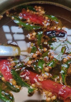 A picture of Lemon rasam.