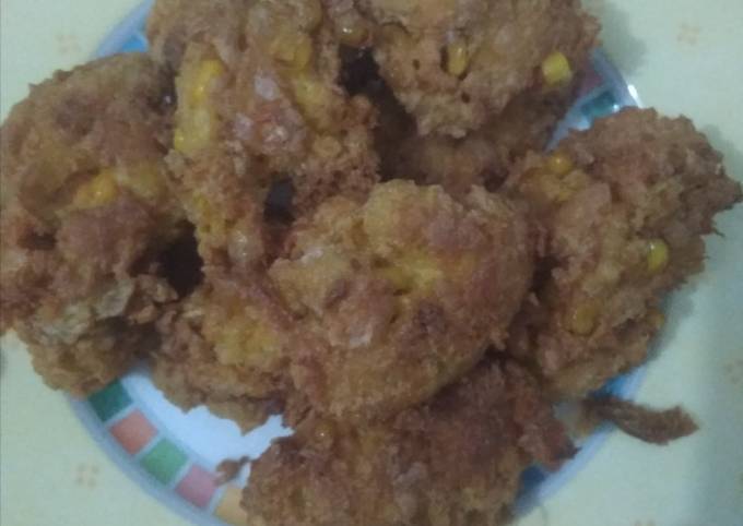 Resep Bakwan tahu wortel jagung crispy, recook resep Xander's kitchen yang Lezat