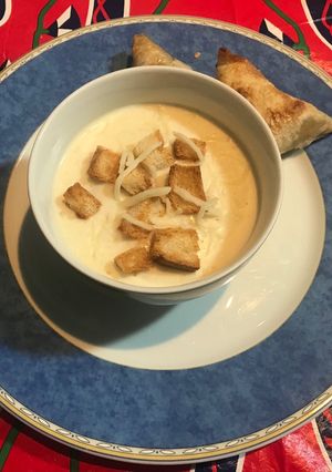 صورة لوصفة شوربة البصل 🍽