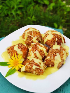 Aranygaluska vaníliasodóval recept fotója