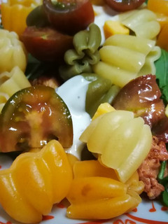 Una foto de Ensalada de pasta ligera
