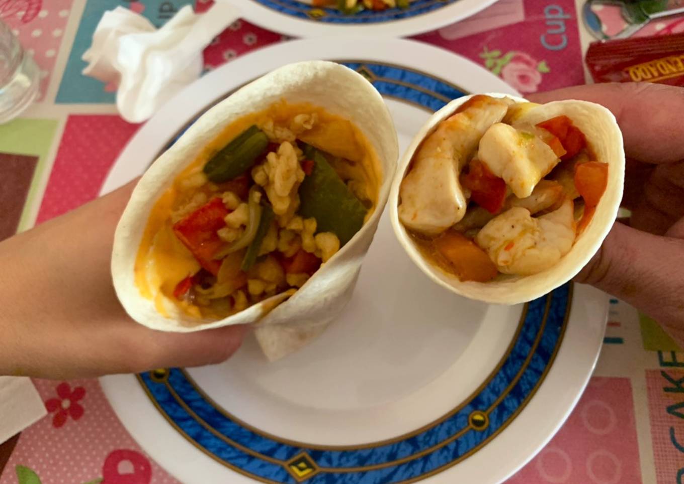 🌿Fajitas de dos tipos