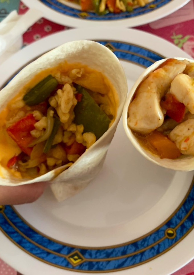 Una foto de 🌿Fajitas de dos tipos