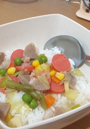 Foto resep Sup sayur sosis