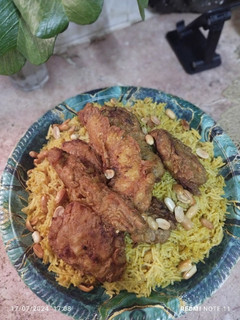 صورة لوصفة بروستد الدجاج مع ريزو 😋🍗